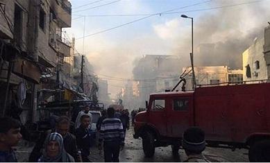15 Orang Tewas dalam Ledakan Bom Mobil di Lingkungan Kuil Suci Syi'ah di Damaskus