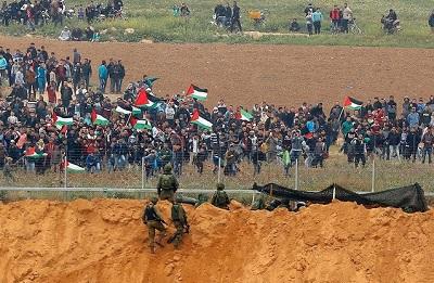Israel Ingin Warga Palestina Hentikan Demo di Perbatasan dengan Imbalan Pelonggaran Pengepungan Gaza