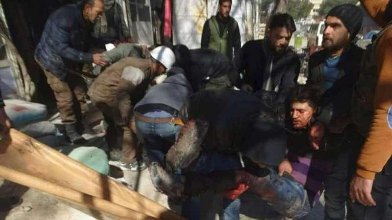 19 Warga Sipil Tewas dalam Serangan Rezim Teroris Assad Pada Proses Pemakaman di Harasta