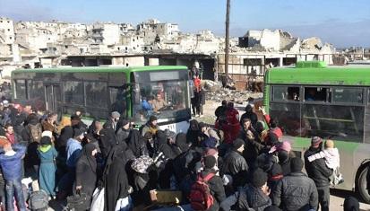 ICRC: 25.000 Orang Telah Dievakuasi Keluar dari Kota Timur Aleppo yang Terkepung