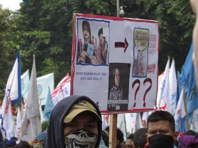 Bubarkan Buruh dengan Represif, Buruh Indonesia: Polisi Langgar Hukum