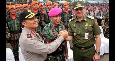 Rencana Besar: TNI/Polri Diduga Tidak Netral di Pilgub DKI, Dukung Ahok?