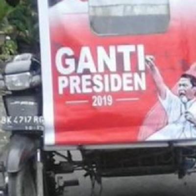 Tukang Becak Diduga Diintimidasi karena #2019GantiPresiden, Politisi: Demokrasi jangan Baper