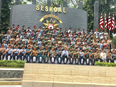 Seskoal Ukir Sejarah Baru Terima JK