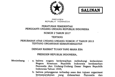 Perppu Ormas adalah Bentuk Persekusi Pemerintah dan Penistaan Akal