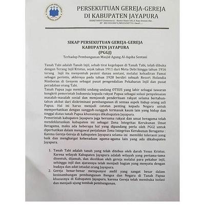 Gereja di Papua Persoalkan Azan? Politisi: Ingatkan, Kebebasan Beragama Dijamin UUD