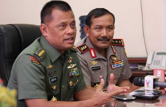 Panglima TNI Jenderal Gatot Nurmantya dan Jendral Badirodin Haiti Siap Hadapi ISIS