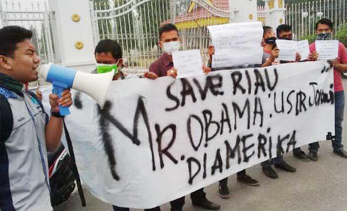 Rakyat Riau Marah Mendengar Jokowi ke Amerika, dan Minta Obama Menolak Jokowi