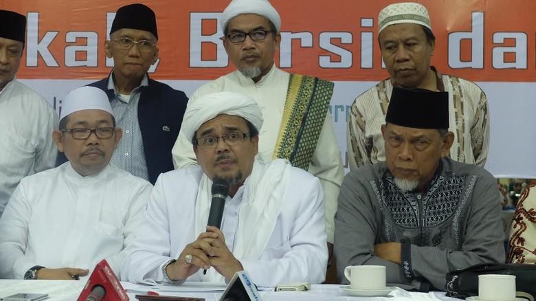 Imam Besar FPI Habib Rizieq Syihab dan Ketua GMJ Kiai Fachrur Rozi Menyerukan Demo Besar ke KPK