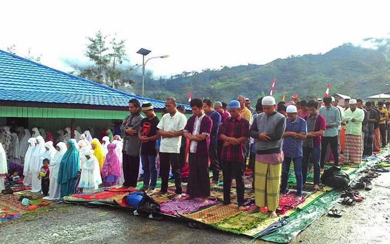 Alhamdulillah, Muslim Tolikara Dapat Melaksanakan Shalat Idul 