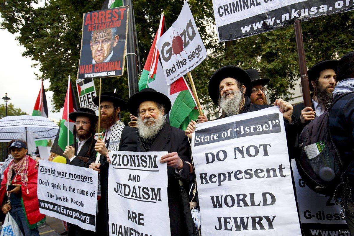 Demonstran di London Menyerukan Penangkapan Penjahat  Perang Netanyahu