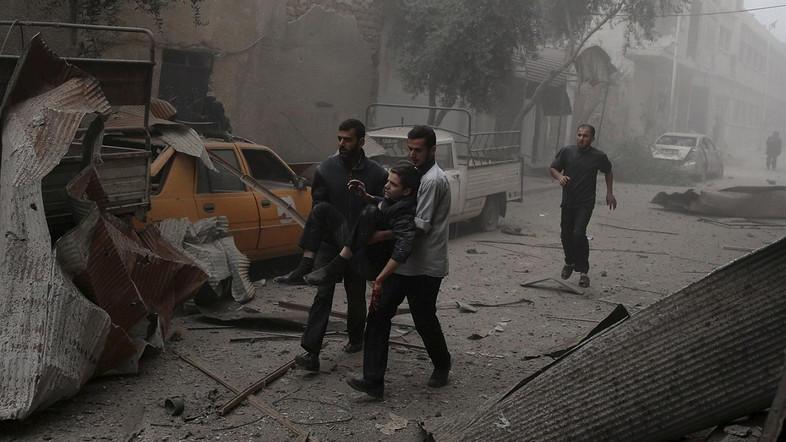 Lebih 45 Orang Penduduk Tewas 100 Orang Luka, Akibat Serangan Rudal Pasukan Assad