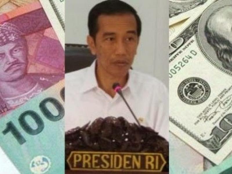 Rupiah Menukik 14.038/1USD, Obat Reshufle Jokowi Tidak Manjur