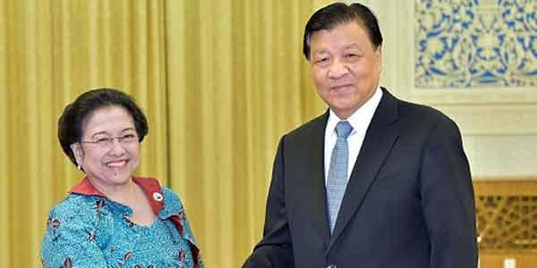 Hasil gambar untuk Ketua Umum PDIP Megawati Bertemu Sekjen Partai Komunis China