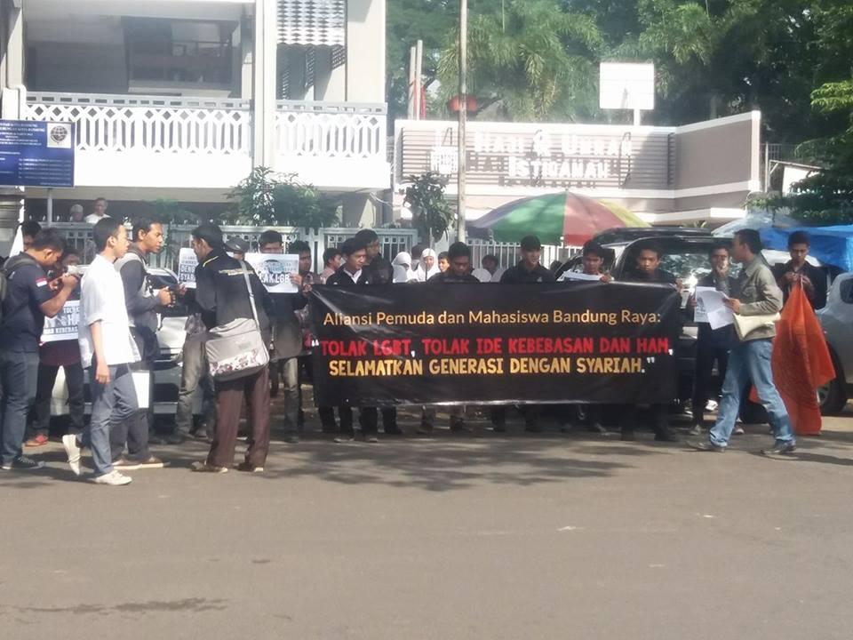 Pemuda dan Mahasiswa Bandung Raya Tolak LGBT, Jadikan Bandung Barokah!