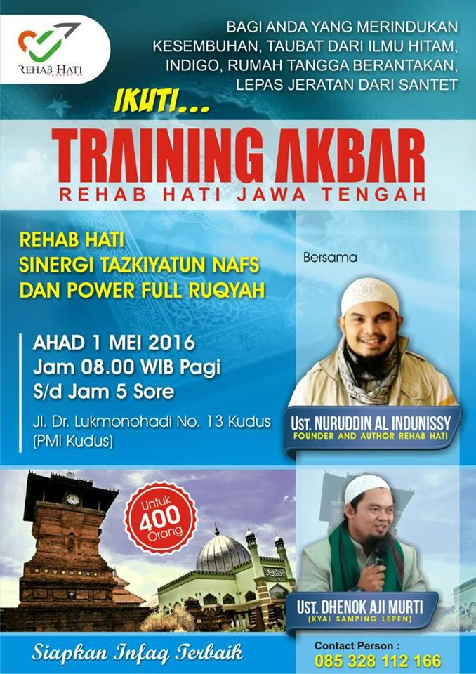 Ikutilah! Training Akbar Rehab Hati Jawa Tengah di Kudus