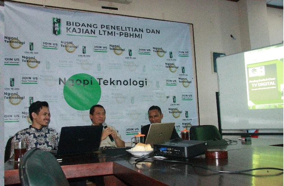 Prihatin pada Lembaga Penyiaran, LTMI PB HMI Gelar 'Ngopi Teknologi' 