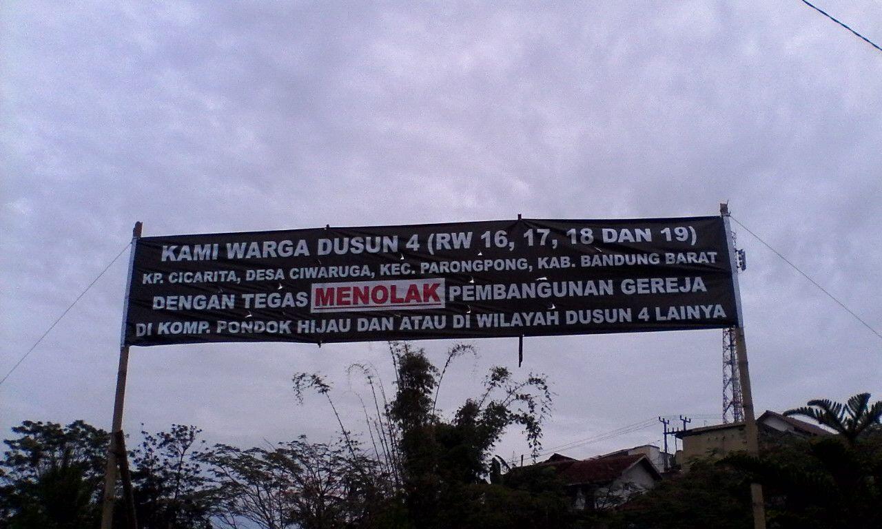 Pembangunan Gereja di Bandung Barat Ditolak oleh Warga
