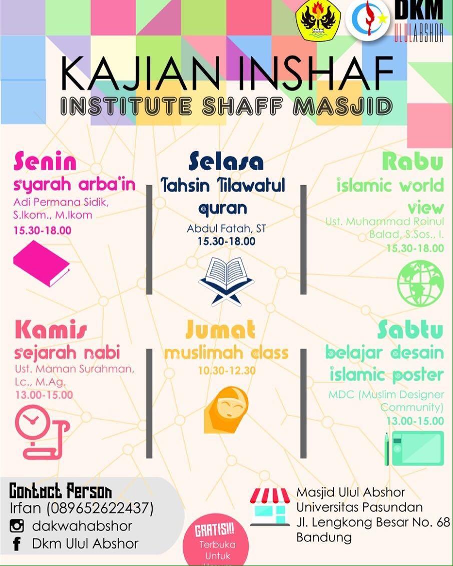 INSHAF: Memulai Langkah Da'wah dari Masjid Kampus