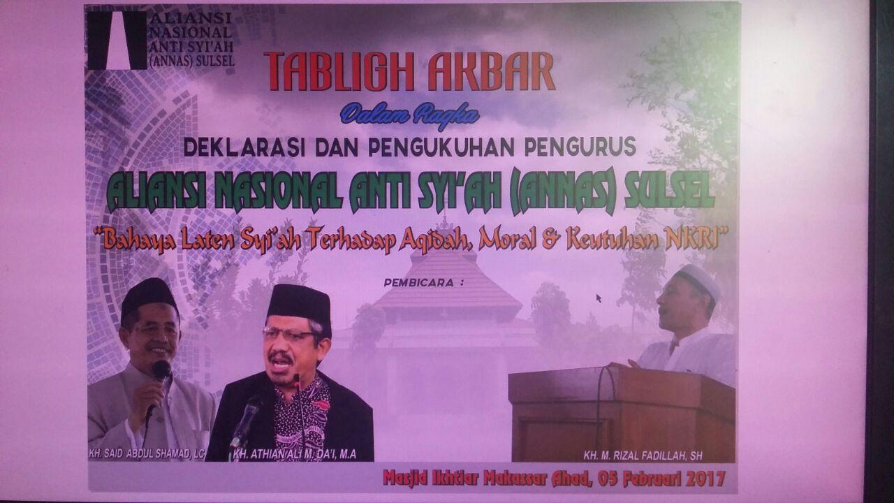 Deklarasi dan Pengukuhan Pengurus ANNAS Sulawesi Selatan