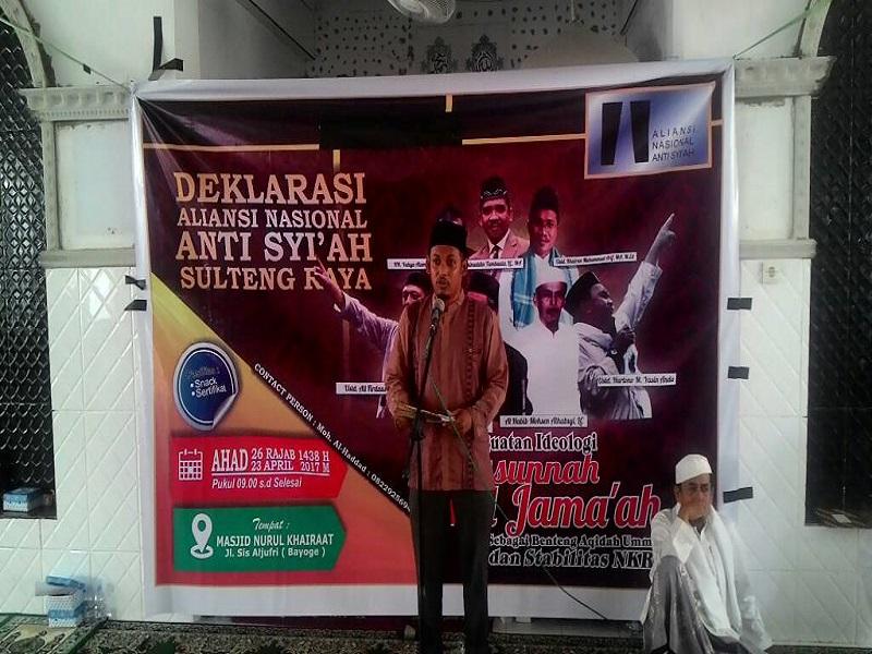 ANNAS Sulawesi Tengah Raya Siap Amar Ma'ruf Nahi Munkar Hadapi Penyebaran Syiah 