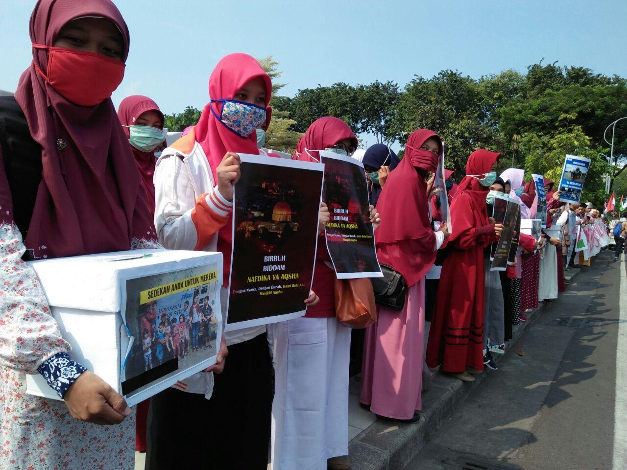 FSLDK Surabaya Raya Gelar Aksi Jumat Ghadab Pembebasan Masjid Al-Aqsha