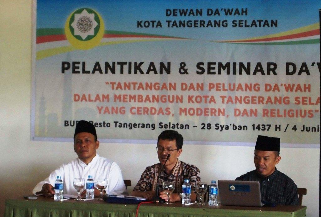 Dewan Dakwah Tangsel Gelar Pelantikan dan Seminar Dakwah 