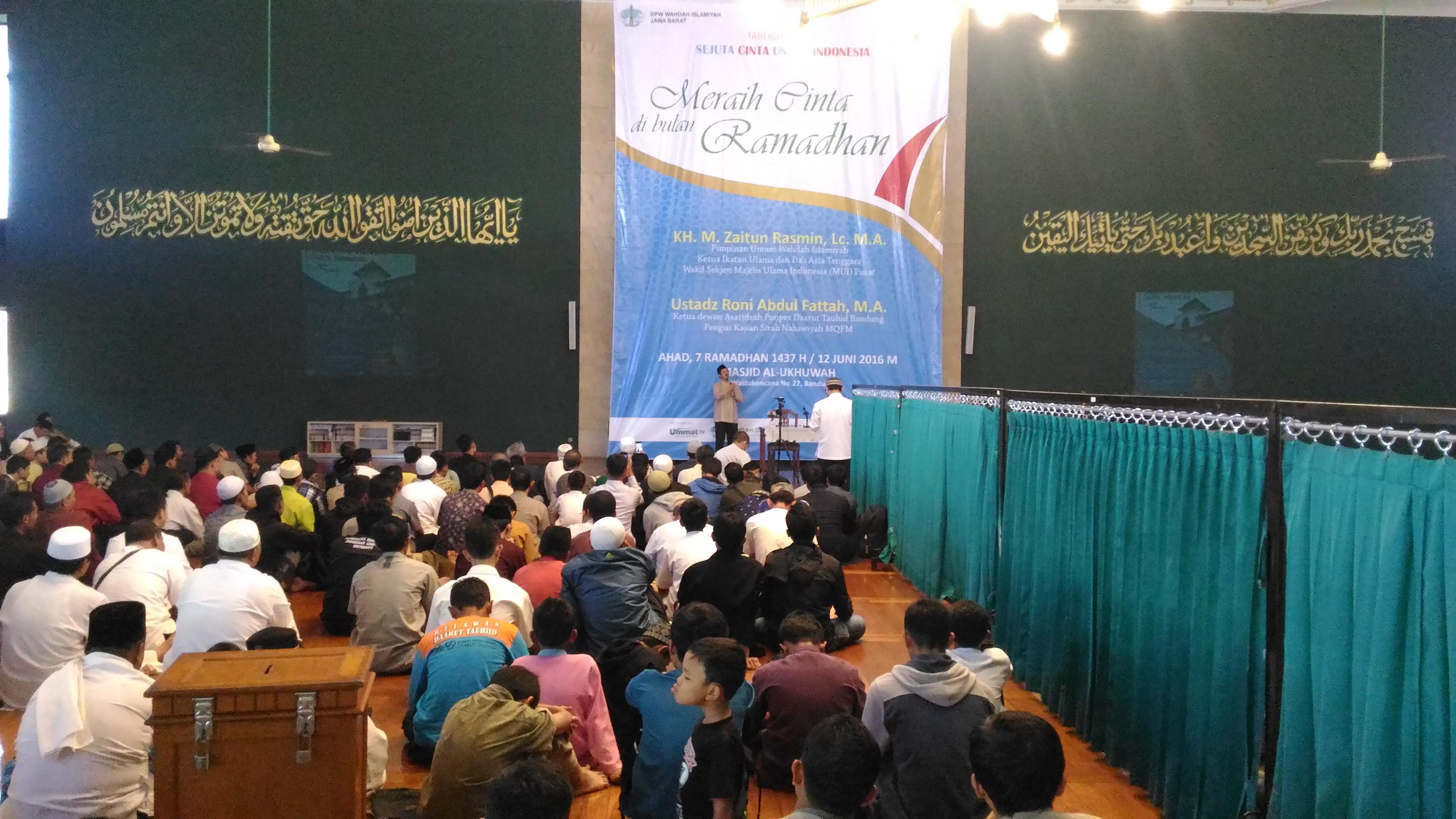 Wahdah Islamiyah Gelar Tabligh 'Sejuta Cinta untuk Indonesia' di Bandung