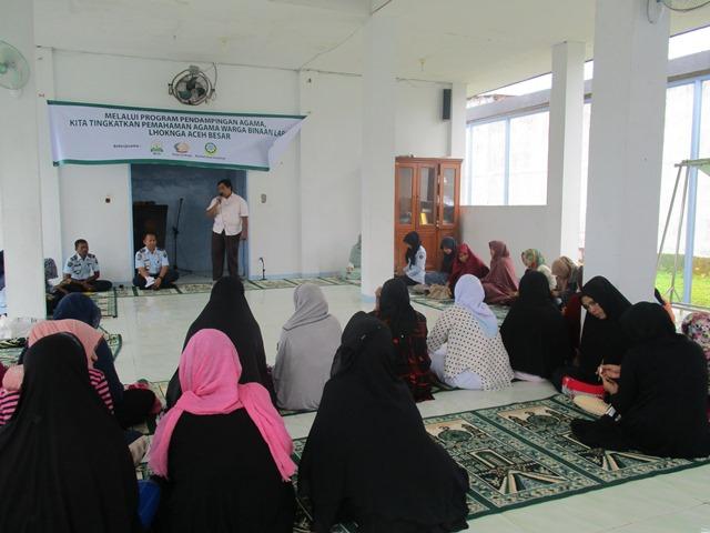 Muslimah Dewan Dakwah Aceh Bina Warga Lapas Perempuan