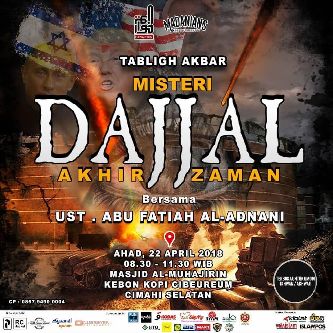 Hadirilah! Tabligh 'Misteri Dajjal Akhir Zaman' di Bandung