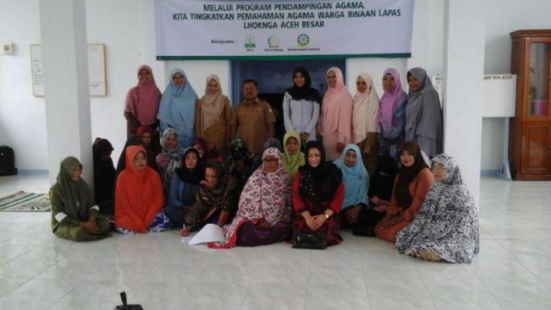 Muslimat Dewan Dakwah Bina Warga Lapas Lhoknga