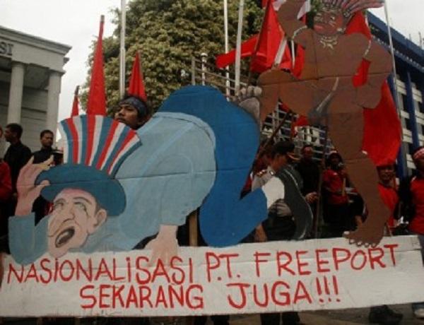 Jaringan '98 Sumsel: IUPK Freeport Ndablek, Nasionalisasi!