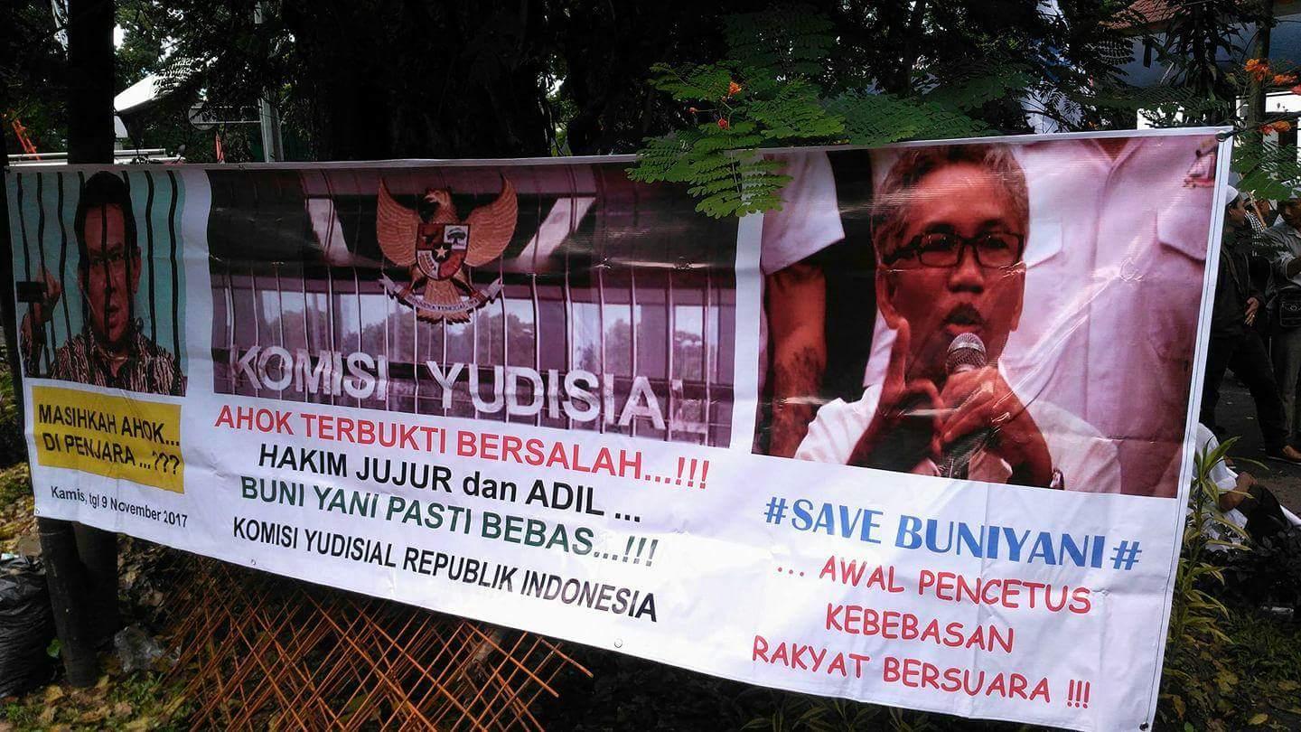 Hari Ini, Sidang Vonis Penggugah Video Pidato Ahok Buni Yani di Bandung