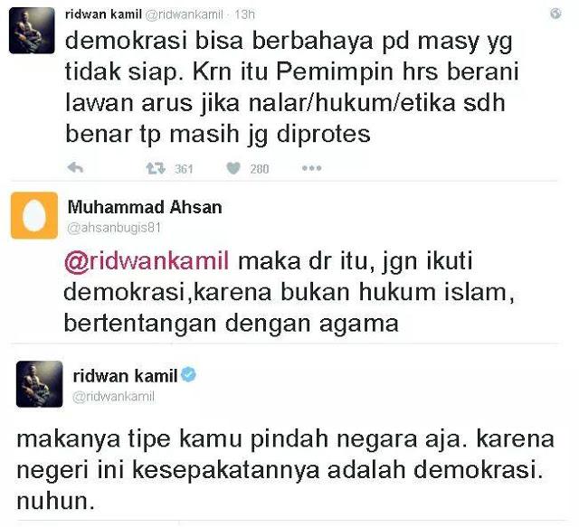 Menyoal Cuitan Twitter Ridwan Kamil