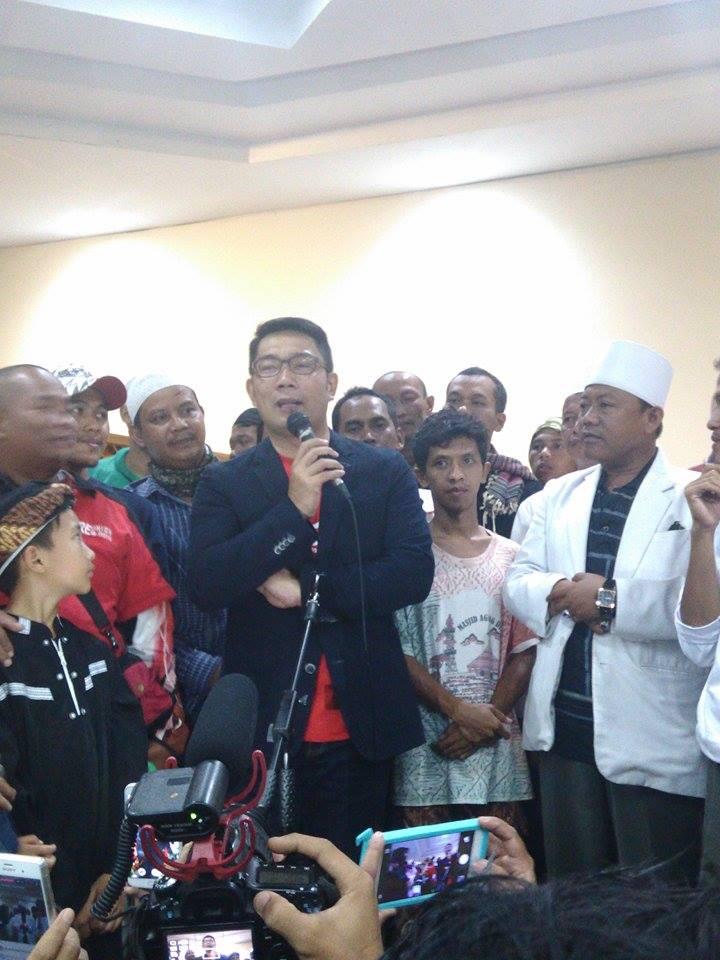 Kunjungi Massa Aksi Pejalan Kaki Asal Ciamis, Ridwan Kamil: Jangan Remehkan Kekuatan Tekad