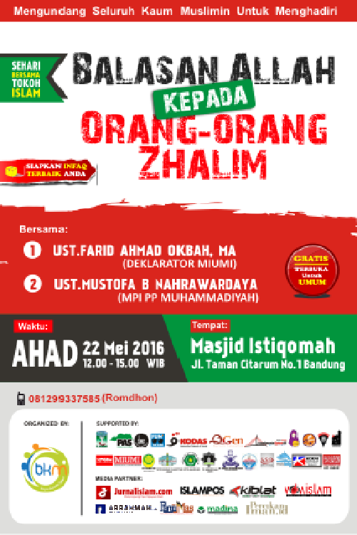 Hadirilah! Sehari Bersama Tokoh Islam di Bandung
