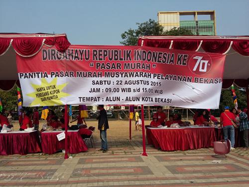 Gereja Gelar Baksos di Alun-alun, Warga Bekasi Protes