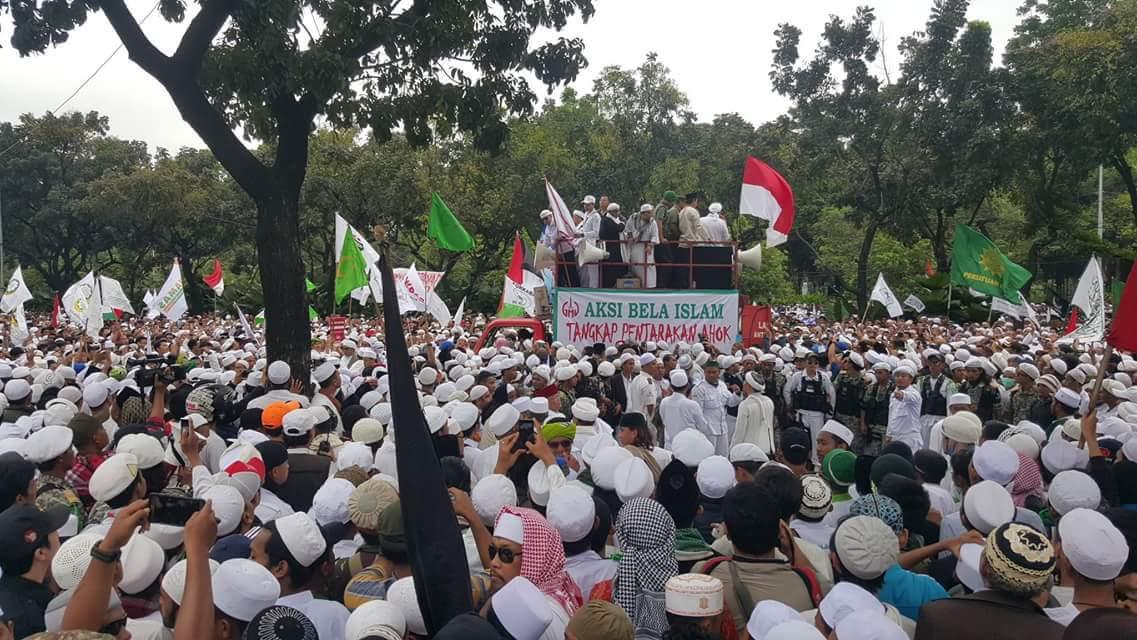 Persiapan Aksi 4 Nopember, dari Toilet Berjalan hingga Ibu-ibu Penjaga Taman