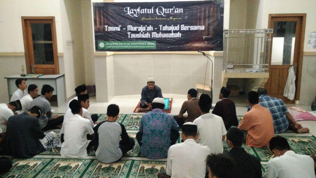 Uji Hafalan Quran dan Mental Dai, ADI Aceh Gelar Laylatul Quran
