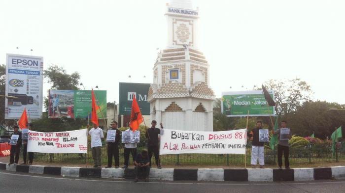 Aksi Tuntut Densus 88 Dibubarkan, Kali Ini di Banda Aceh dan Medan