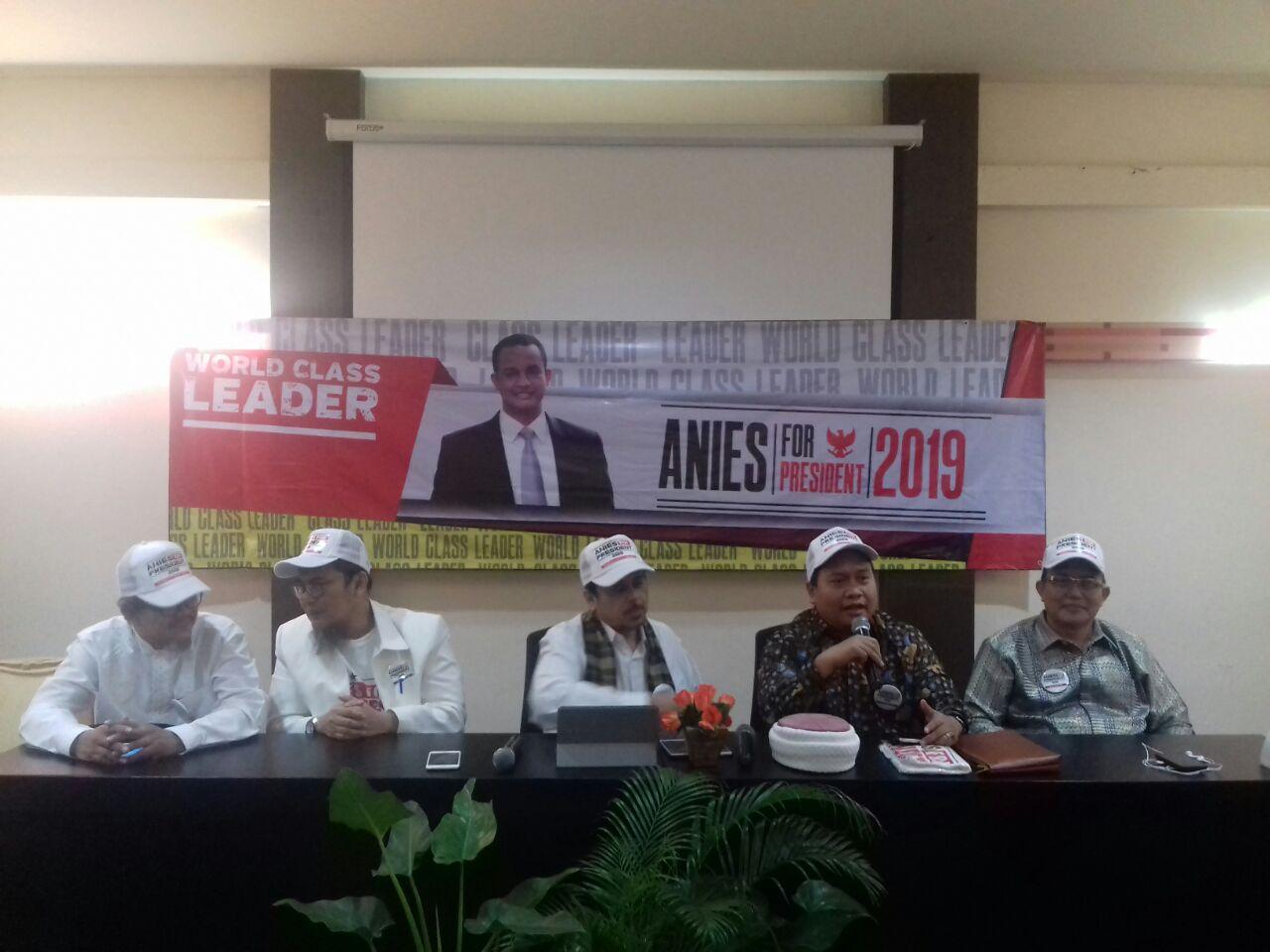 Sejumlah Tokoh Deklarasikan Anies for President