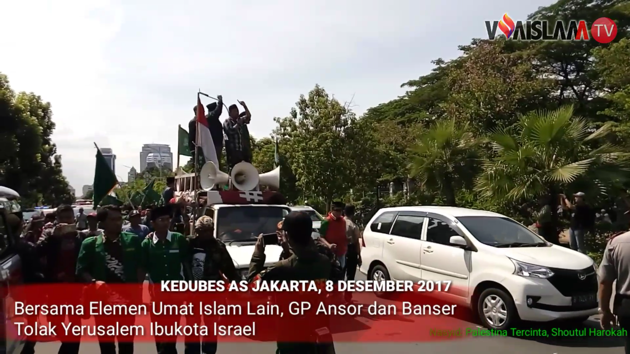 VIDEO Gemuruh Takbir Warnai Aksi Heroik GP Ansor Dan Banser Tolak