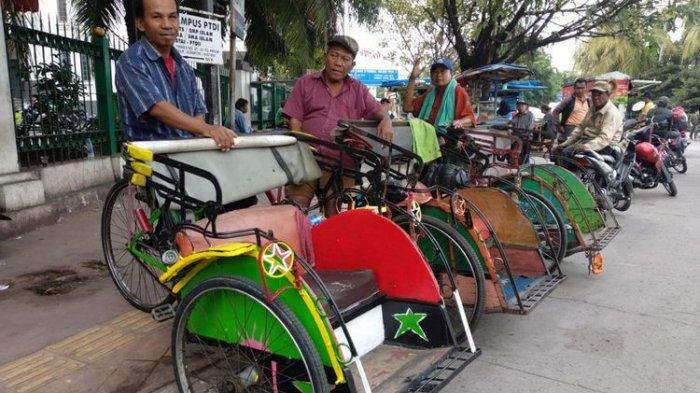 Janji Jokowi Menata Kampung dan Becak Mulai Ditunaikan Anies-Sandi   