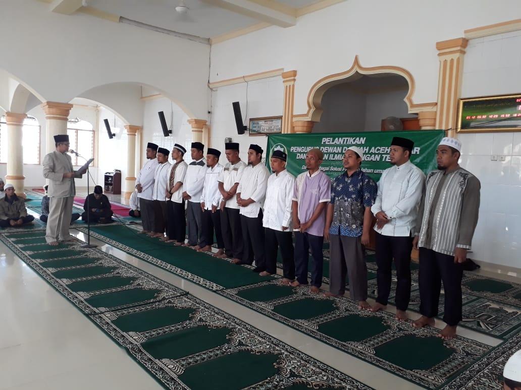 Pengurus Dewan Dakwah Aceh Besar Resmi Dilantik
