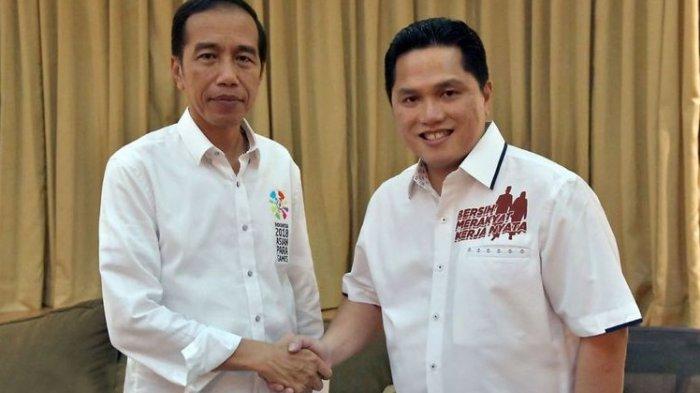 Kecamuk Batin Erick Thohir tentang Jokowi?