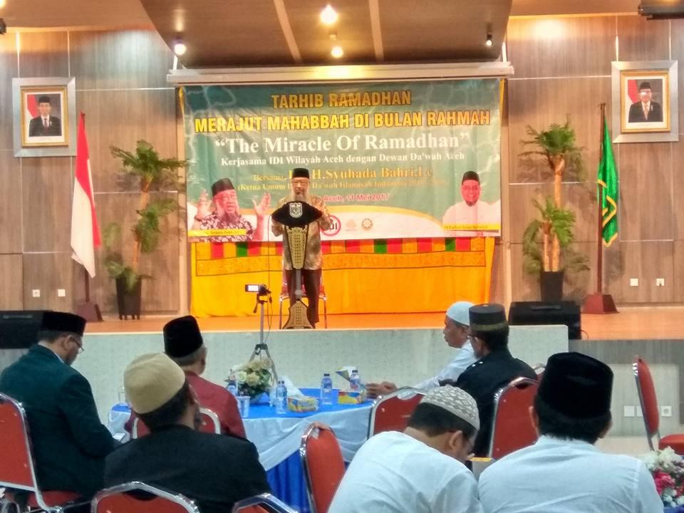 IDI dan Dewan Dakwah Aceh Gelar Tarhib Ramadhan