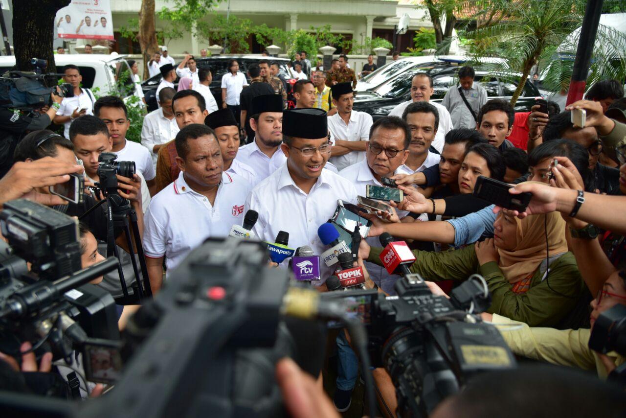 Anies Menang Telak di TPS Wilayah Rumahnya