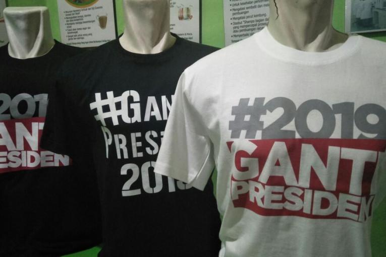 Semakin Populer, Tokopedia dan Bukalapak Jual Kaos #2019GantiPresiden 