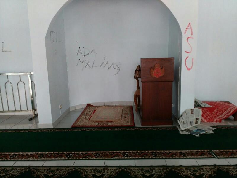 Masjid di Yogyakarta Jadi Sasaran Aksi Vandalisme