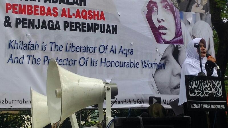 Muslimah HTI: Solusi HAM Tidak Bisa Bebaskan Al-Aqsha